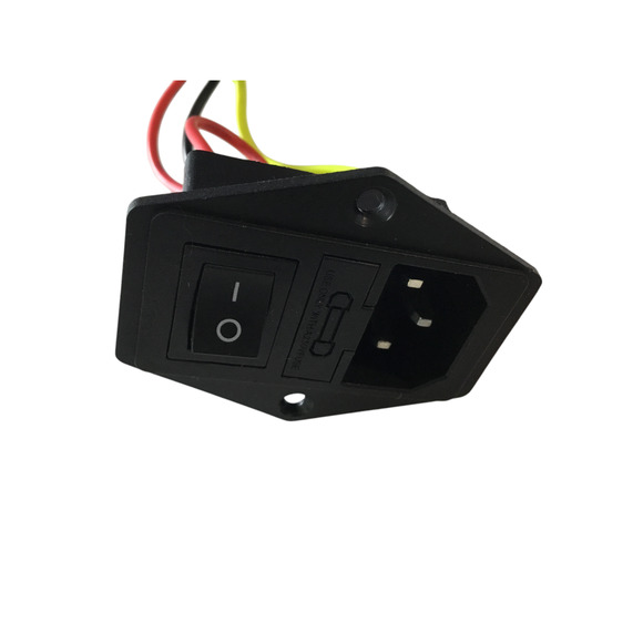 10A 220V/110V Male Power Switch Printer Parts DIY Accessory Black for 3D Printer - Picture 5 of 5